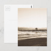 サンクレメテピアカリフォルニア州ビーチヴィンテージ写真 ポストカード (正面/裏面)