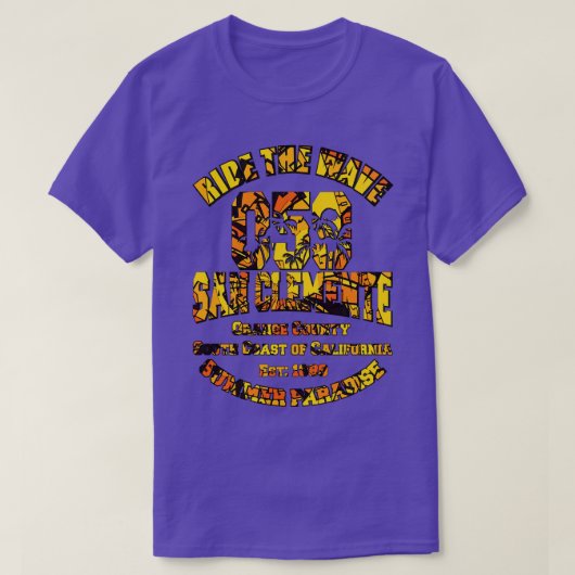 サンクレメンテカUSAギフト Tシャツ (デザイン正面)