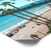 サンクレメンテピアビーチカリフォルニアヴィンテージ ポスター (角)