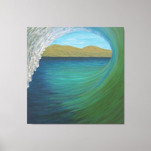 サンクレメンテポイントへのチューブ キャンバスプリント (正面)