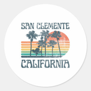 サンクレメンテ カリフォルニア ビーチ 夏休み ヴィンテージ ラウンドシール