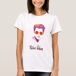 サンクールガスタイリッシュラス付き男 Tシャツ