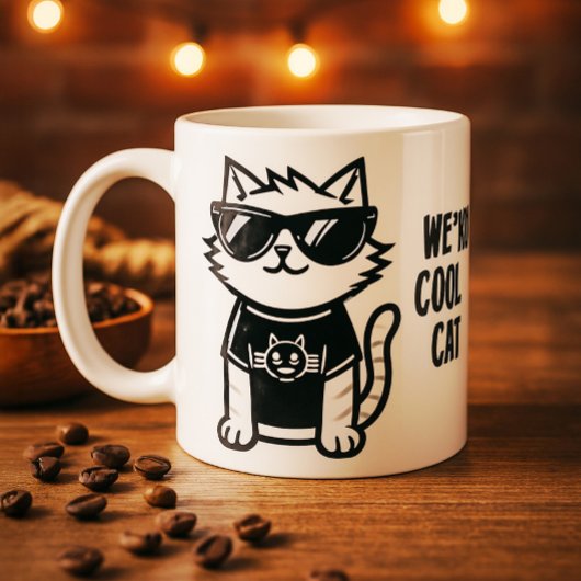 サンクールガス付き世界猫 コーヒーマグカップ