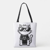 サンクールガス付き世界猫 トートバッグ (裏面)