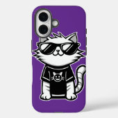 サンクールガス紫の世界猫 Case-Mate iPhoneケース (裏面)