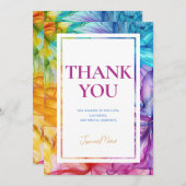 サンク❤️ティエサリアール開花 サンキューカード (正面/裏面)