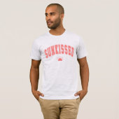 サンクissed ヴァーシティ サマー タイポグラフィ tシャツ (正面フル)