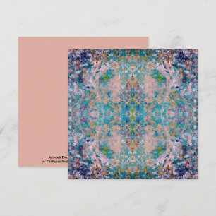 サングモダンリア色の一種の抽象芸術 カード