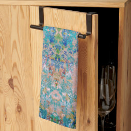 サングモダンリア色の一種の抽象芸術 キッチンタオル