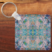 サングモダンリア色の一種の抽象芸術 キーホルダー (正面)