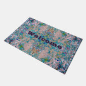 サングモダンリア色の一種の抽象芸術 ドアマット (アングル)