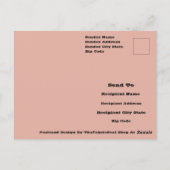 サングモダンリア色の一種の抽象芸術 ポストカード (裏面)