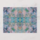 サングモダンリア色の一種の抽象芸術 ポストカード (正面)