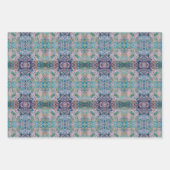 サングモダンリア色の一種の抽象芸術 ラッピングペーパーシート (正面)