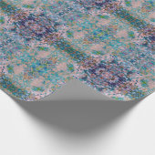 サングモダンリア色の一種の抽象芸術 ラッピングペーパー (角)