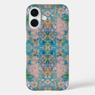 サングモダンリア色の一種の抽象芸術 iPhone 16ケース