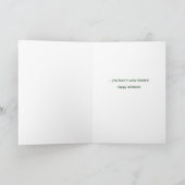 サングラスおもしろいにゴッドソンクリスマスサンタ シーズンカード (内部)