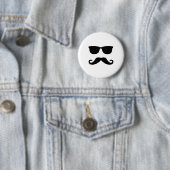 サングラスおよび「stache 缶バッジ (インサイチュ)