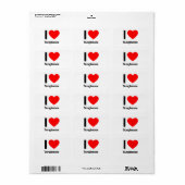 サングラスが大好き ラベル (フルシート)