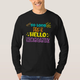 サングラスそう長いpre Kこんにちは幼稚園の最後D Tシャツ