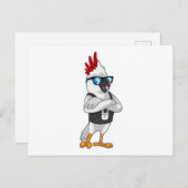 サングラスでミュージシャンとしてオウム ポストカード (正面/裏面)