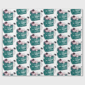 サングラスで人間おもしろい猫を育てる方法 ラッピングペーパー (フラット)