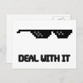 サングラスで対処する ポストカード (正面/裏面)