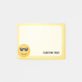 サングラスで微笑む顔 ポストイット (正面)