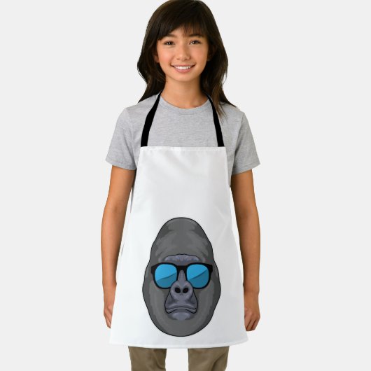 サングラスで猿 エプロン (インサイチュ)