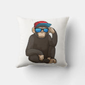 サングラスで猿 クッション (裏面)