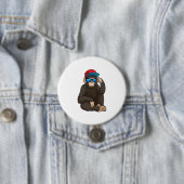 サングラスで猿 缶バッジ (インサイチュ)