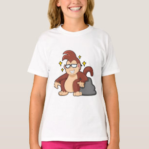サングラスで猿 Tシャツ