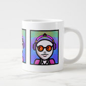サングラスで見てみよう ジャンボコーヒーマグカップ (右)