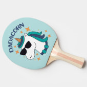 サングラスで飾られたダダコーン 卓球ラケット (横)