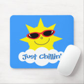 サングラスとのちょうどChillin日曜日 マウスパッド (マウス)