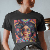 サングラスとグラス Tシャツ