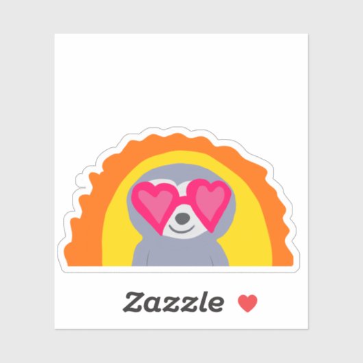 サングラスとサンシャインスロース シール (シート)