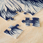 サングラスとハスキービーチ ジグソーパズル (側面)