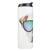 サングラスと可愛い英語のブルドッグおもしろい、子犬 タンブラー (回転左)