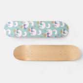 サングラスと星を持つかわいい手描き猫|過去記事 スケートボード (横)