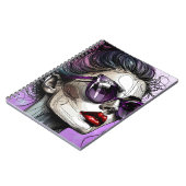 サングラスと赤い口紅の美人 ノートブック (左側)