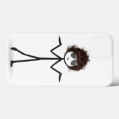 サングラスと髪の毛のスティックガール Case-Mate iPhoneケース (裏面 (横))