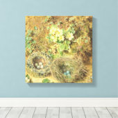 サングラスと鳥の巣 キャンバスプリント (インサイチュ (ウッドフロア))