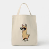 サングラスにも実在予測できなのポーズ トートバッグ (裏面)