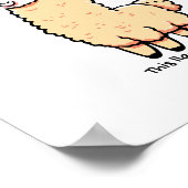 サングラスにも実在予測できなのポーズ ポスター (角)