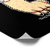 サングラスにも実在予測できなのポーズ ポスター (角)