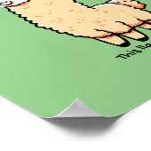 サングラスにも実在予測できなのポーズ ポスター (角)