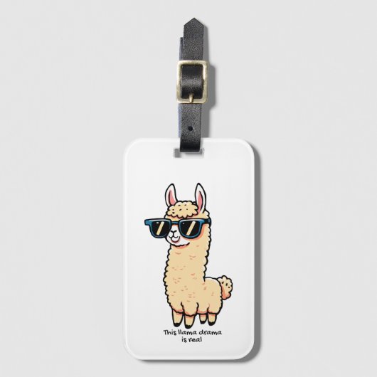 サングラスにも実在予測できなのポーズ ラゲッジタグ (正面縦)