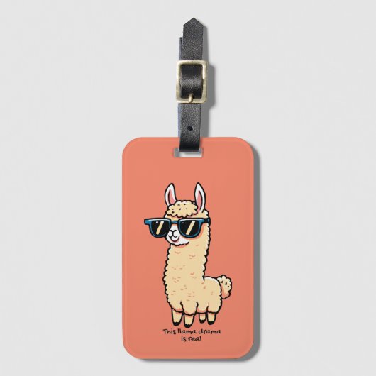 サングラスにも実在予測できなのポーズ ラゲッジタグ (正面縦)