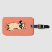 サングラスにも実在予測できなのポーズ ラゲッジタグ (正面横)